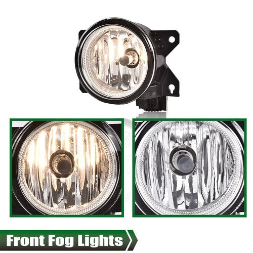 Solid Spare Clear Bumper Fog Lights Driving Lamps Left+Right Fit For 2018-2020 Honda Fit