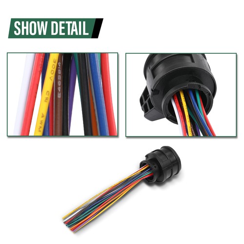 Solid Spare For 0BH AUDI A4 VW Phaeton Transmission Connector 16-Pin Plug w/Wires 3D0973993
