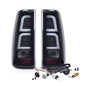 Solid Spare Fit For 1999-2006 Chevy Silverado LED Tail Lights Lamps Left+Right Black Smoke