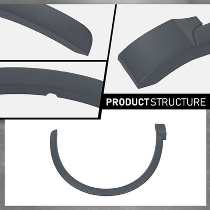 Solid Spare Fit For 2015-2018 Audi Q3 Front Fender Flare Wheel Arch Molding Trim Right Side