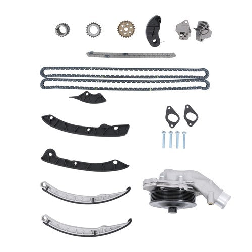 Solid Spare LR087162 C2Z20573 For Jaguar Land Rover XF XJ F-Type Timing Chain Kit Water Pump