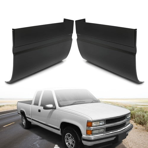 Solid Spare Steel Cab Corners For 1988-1998 Chevy GMC Pickup Extended Cab Rust Repair Pair