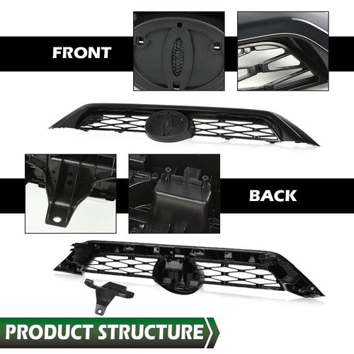Solid Spare Fit For 14-19 Toyota 4Runner Limited Front Bumper Grille Assembly Body Kits
