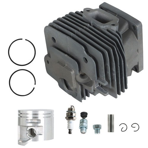 Solid Spare 52mm Big Bore Cylinder Piston Kit For MS441 MS441C Chainsaw Spark Plug