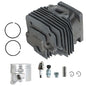 Solid Spare 52mm Big Bore Cylinder Piston Kit For MS441 MS441C Chainsaw Spark Plug