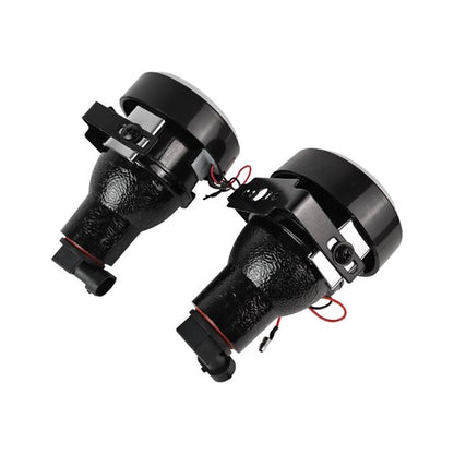 For Dodge 3" inch Projector Fog Light Lamps CCFL White Halo Angel Eyes Rings
