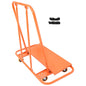Solid Spare Heavy Duty Drywall Sheet Cart with Safety Belts, 3000 LBS Steel Panel Dolly