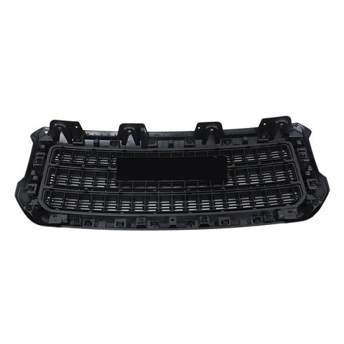 Solid Spare Front Upper Grille Gloss Black For GMC Sierra 2500HD 3500HD Denali 2015-2019