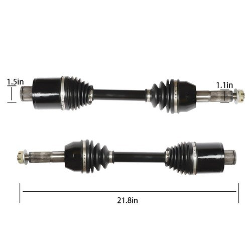 Solid Spare Fit for Polaris Sportsman 400 500 2PCS Strength New Rear Drive Shaft CV Axle