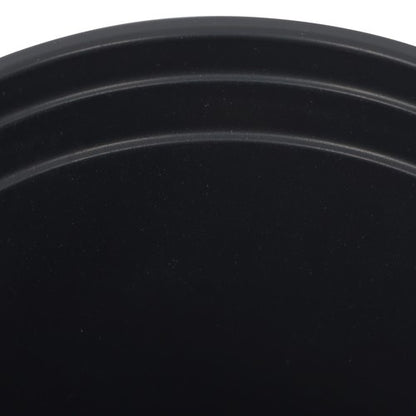Solid Spare 100 Pcs 5 Inch Plastic Flower Nursery Pots Black Seedling Cups W/Drainage Hole