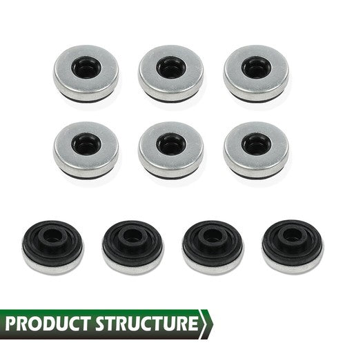 Solid Spare Valve Cover Gasket Seals Set Fit For 08-17 HONDA ACCORD ODYSSEY ACURA 3.5L V6