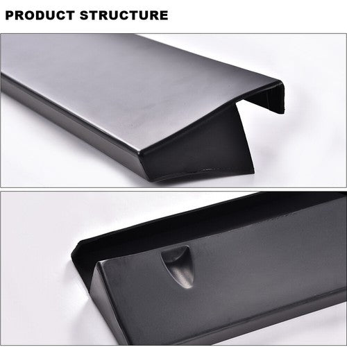 Solid Spare Fit For 99-06 Chevy Silverado GMC Sierra Pickup Tailgate Rear Spoiler Wing Black