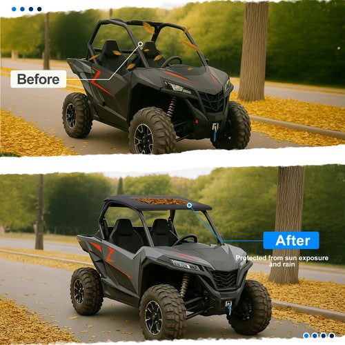 Solid Spare Aluminum Roof Top Shading Cover For CFMOTO ZForce 950/1000 HO Sport 20-2024 UTV