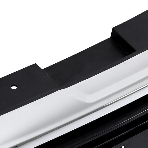 Solid Spare Fit For GMC Terrain SLE/SLT 2022-23 New Front Bumper Grille Gloss Black Plastic