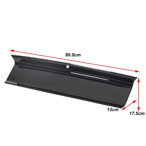 Solid Spare FOR 2015-2023 FORD MUSTANG GT REAL GLOSSY BLACK TRUNK PANEL DECKLID TRIM COVER
