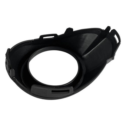 Pair Matte Black Front Bumper Fog Light Cover Bezels For 2012-2014 Ford Focus
