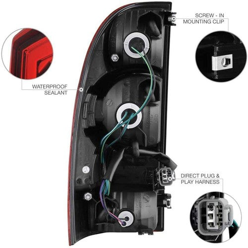 Solid Spare Taillights For Toyota Tacoma 2005-2015 Tail Light Replacement Lamp Single Right