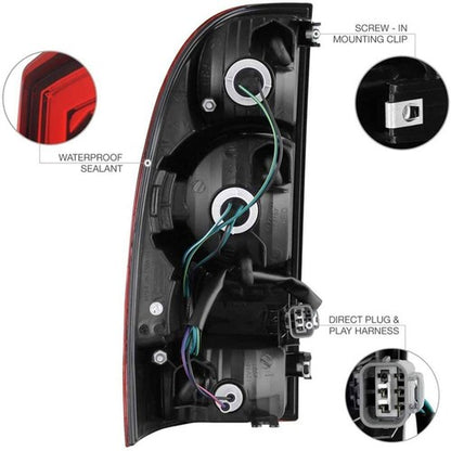 Solid Spare Taillights For Toyota Tacoma 2005-2015 Tail Light Replacement Lamp Single Right