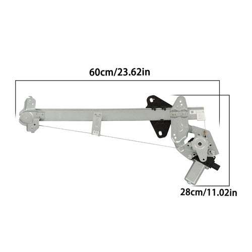 Solid Spare 751-622 For Honda Fit 2009-2014 Power Window Regulator Front Right W/Motor 2-Pin