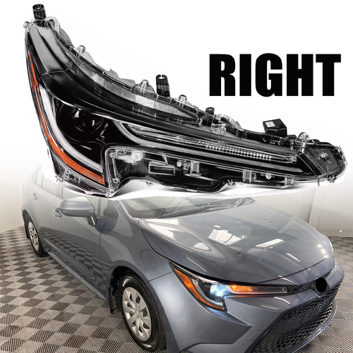 Right passenger LED Headlight For 2020-2022 Toyota Corolla L LE 81110-02S30