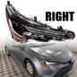Right passenger LED Headlight For 2020-2022 Toyota Corolla L LE 81110-02S30