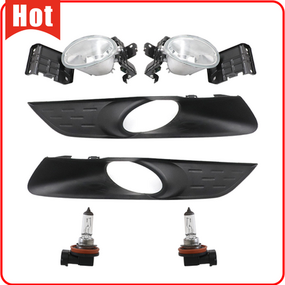 For Honda Accord Crosstour 3.5L 2010-2012 Front Bumper Fog Lights W/Bulb 10-12