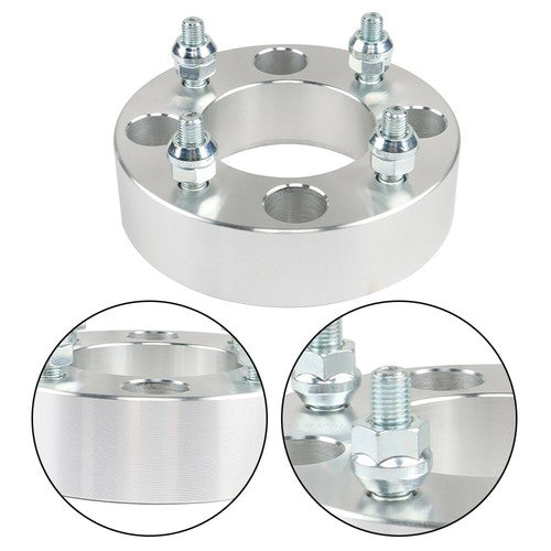 Solid Spare For Suzuki Silver 2Pcs Wheel Spacers 4x110 1.5" 74mm Hub Bore M10x1.25