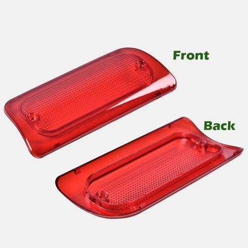 Solid Spare High 3rd Brake Light Lens Red Fit For 94-04 Chevy S10 GMC Sonoma Reg Or Crew Cab