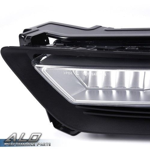 Solid Spare Fit For 2013-2015 Honda Accord Sedan Clear Fog Lights Lamps W/ Bulbs Left+Right