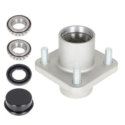 Solid Spare Front Hub Assembly Wheel Hubs Fits For EZGO TXT / Medalist G/E 1976-2001.5
