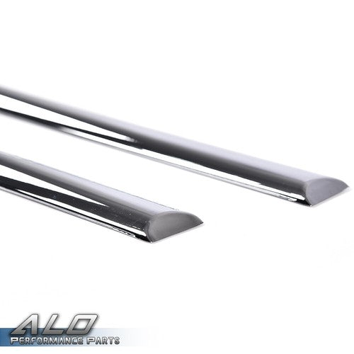 Solid Spare 4pcs Body Side Molding Trim Chrome Fit For 19-21 Dodge Ram 1500 Crew Cab