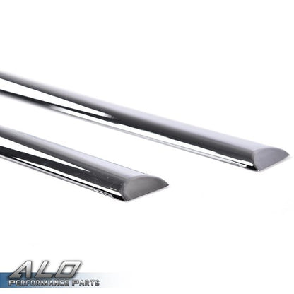 Solid Spare 4pcs Body Side Molding Trim Chrome Fit For 19-21 Dodge Ram 1500 Crew Cab