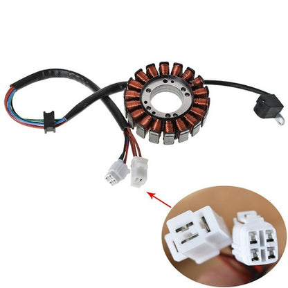 Solid Spare Ignition Coil Spark Plug Regulator Rectifier Stator For Suzuki LTZ400 LT-Z400 US