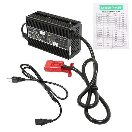 Solid Spare Floor Scrubber Battery Charger 24V with SB50 Style RED Connector 10 Amp