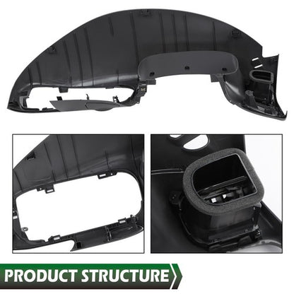 Solid Spare Dashboard Bezel Trim Surround Gray Fit For 97-03 Ford F-150 Expedition NEW