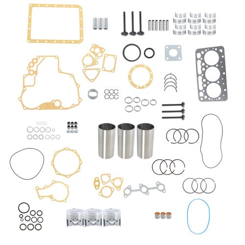 Solid Spare D662 Train Engine Bearing&Valve For Kubota Rebuild Overhaul Kit With Gasket Set