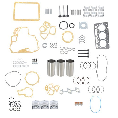Solid Spare D662 Train Engine Bearing&Valve For Kubota Rebuild Overhaul Kit With Gasket Set