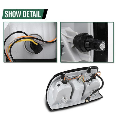 Solid Spare Tail Lights Brake Lamps Assembly Fit For 2015-2022 Chevrolet Colorado Left+Right
