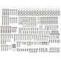 Solid Spare Fit For 87-06 Yamaha YFZ350 Banshee Stainless Steel Atv Bolt Screw Kit Set