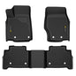 Solid Spare TPE Floor Mats Fit For 22-25 Jeep Grand Cherokee All Weather Protection Liners