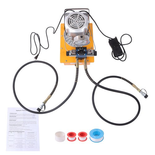 Solid Spare 8L Electric Hydraulic Pump 10000 PSI Double Acting Solenoid 110V