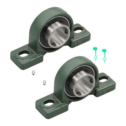 Solid Spare 2 Pack UCP210-32 Pillow Block Mounted Ball Bearing 2" Bore Self Aligning New