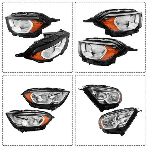 Solid Spare For Ford EcoSport S Sport 2018-2022 LH+RH Headlights Replacement Halogen Housing