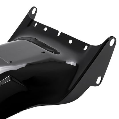 Solid Spare Short Rear Fender Black Seat For Harley-Davidson Softail 06-17 200mm Tire models