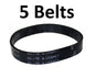 Solid Spare Durable Vacuum Belts for Hoover Elite Rewind # 40201190 & 38528040 5 Pack