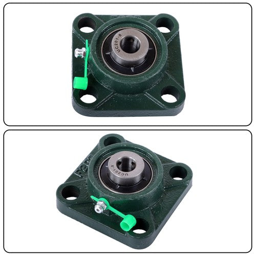 Solid Spare 10pcs UCF201-8 Pillow Block Bearing 1/2" Bore 4-Bolt Self-Aligning Solid Base