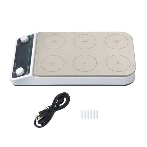 Solid Spare 6x500ml 6 Position Magnetic Stirrer Multi-Position Magnetic 120?/248? 50-1200RPM