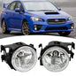 Fit 2013-2014 Subaru WRX STI Front Bumper Fog Lights W/ Bulbs Lamps LH&RH Pair