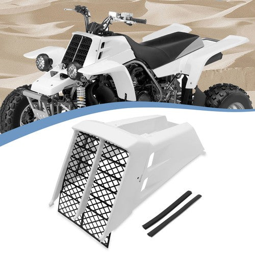 Solid Spare White Gas Tank Side Covers W/ Radiator Cover Grill for Yamaha Banshee 350 87-06