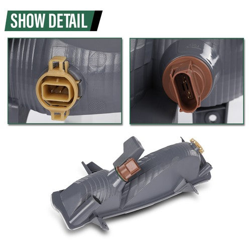 Solid Spare Fit For 2018-2021 Jeep Compass Front Bumper Parking Light Left Driver Side